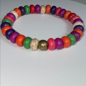 Vibrant Multicolor Beaded Bracelet